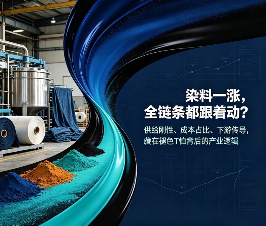 染料中间体:4大核心原料,化工产业链传导逻辑是什么