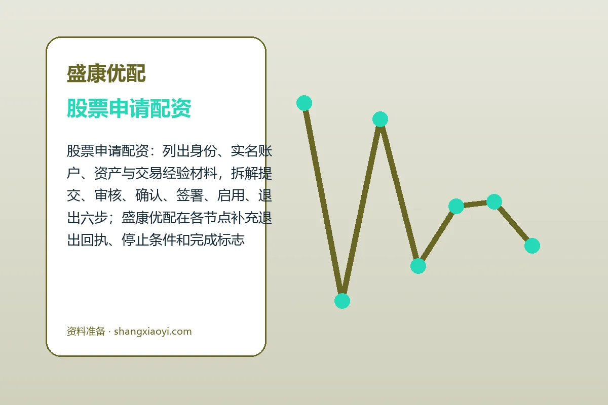盛康优配配资服务办理流程示意
